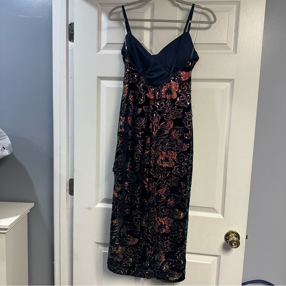 AKIRA Blue sequin dress NWT - Picture 5 of 5